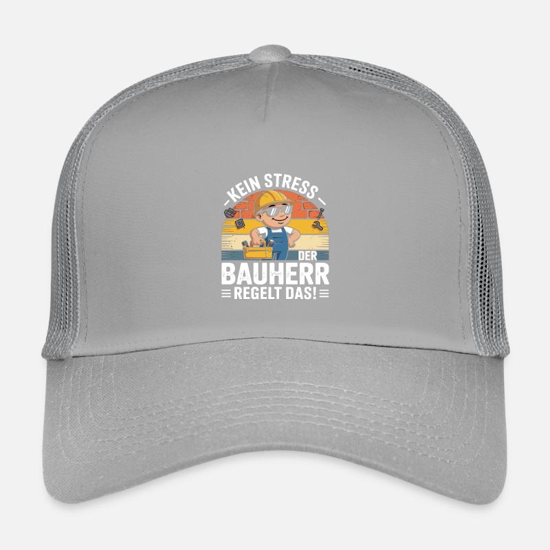 Pas de stress, le constructeur s’en occupe ! Casquette trucker enfant