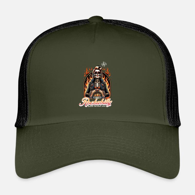Rock and Roll Always and Forever Rockabilly 2025 Kids’ Trucker Cap