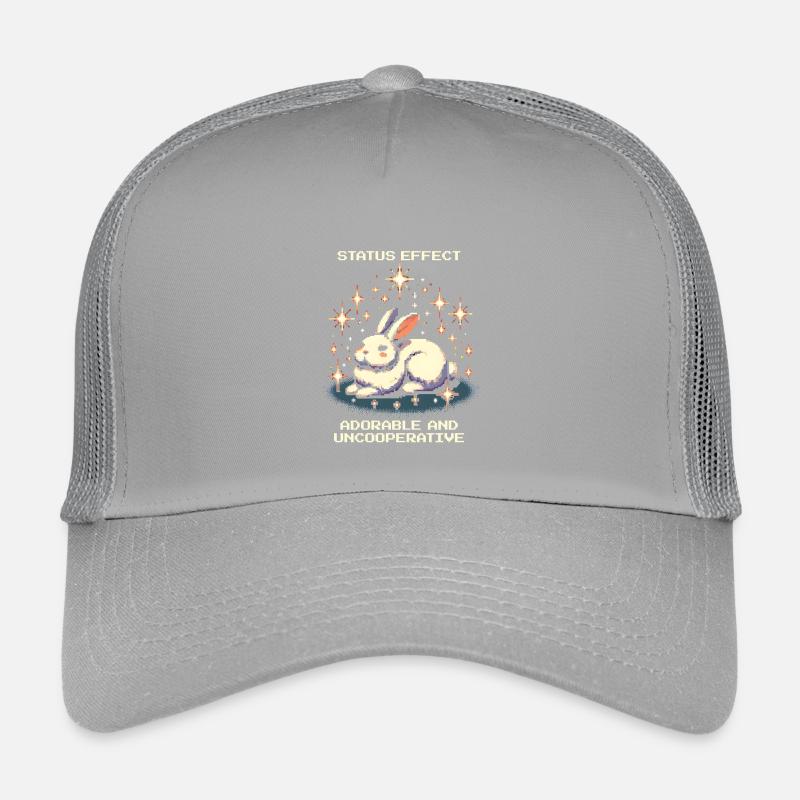 Adorable & Uncooperative | Bunny Mood Kids’ Trucker Cap