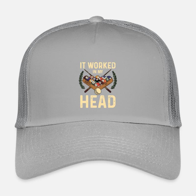 Head Has Pool Humor Kids’ Trucker Cap