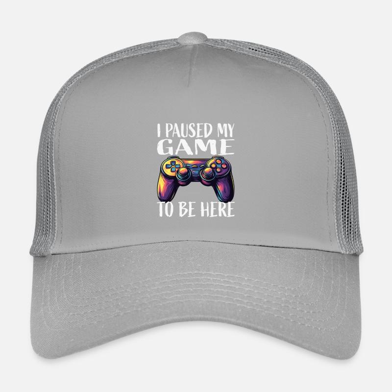 Spiel Pause Neon Controller Kinder Trucker-Cap