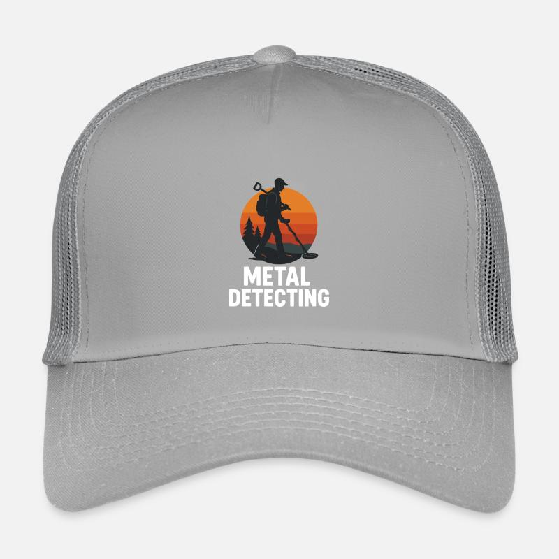 Silhouette d’aventure de chasse au trésor Détection de métaux Casquette trucker enfant