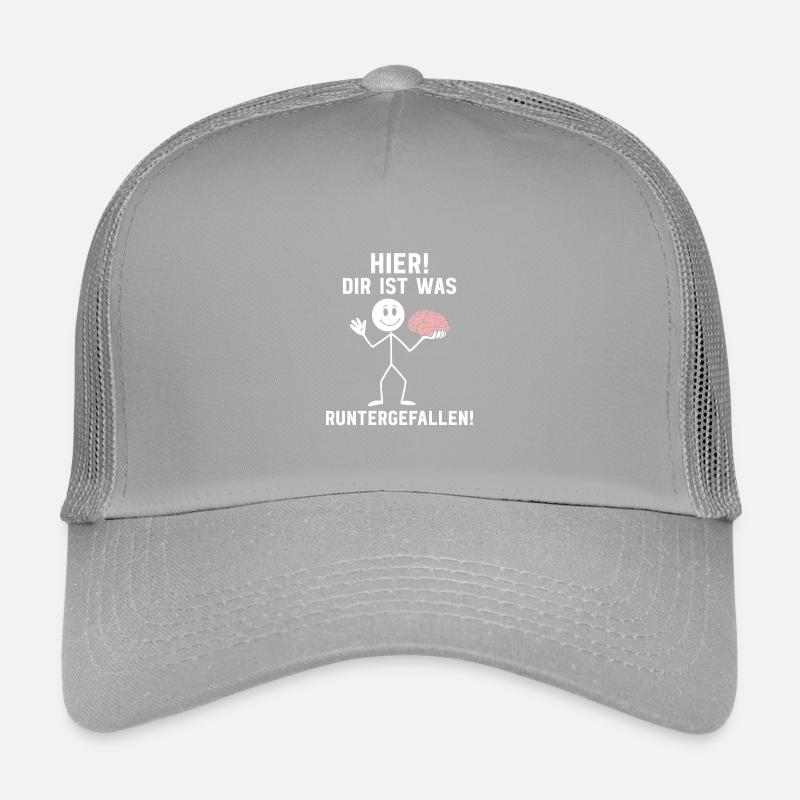 Hier Dir Ist Was Runtergefallen Sarkastischer Kinder Trucker-Cap