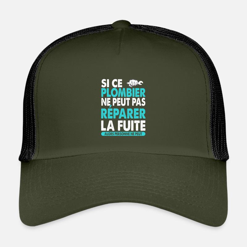 Plumber Profession Gift Idea Funny Phrase Kids’ Trucker Cap