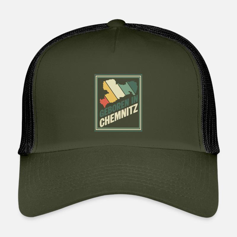 Né à Chemnitz Vintage Signet Casquette trucker enfant