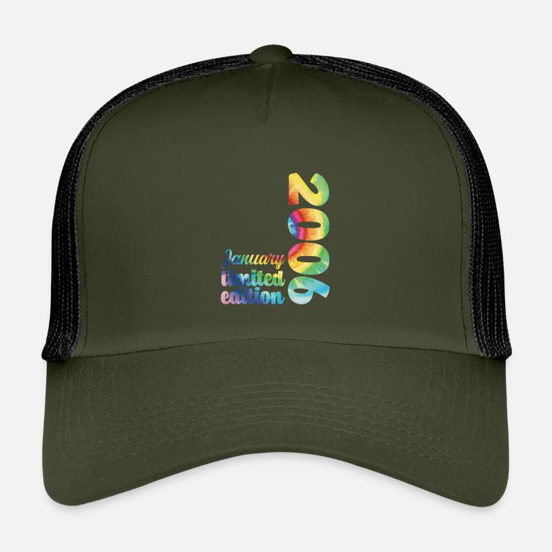 Geburtstag Januar 2006 Geschenk Tie And Dye Tee Kinder Trucker-Cap