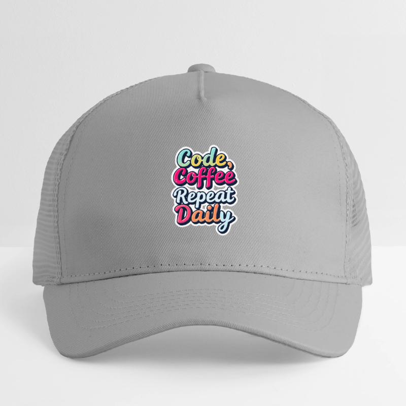 Code Sleep Debug Repeat Programmer Shirt Kids’ Trucker Cap