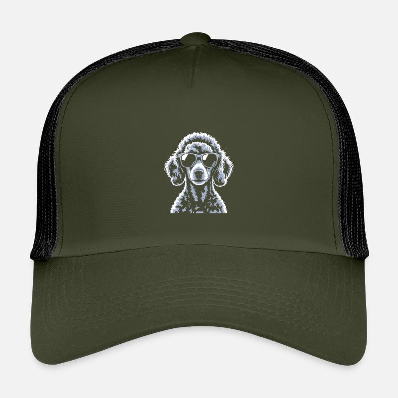 Weisser Pudel Kinder Trucker-Cap