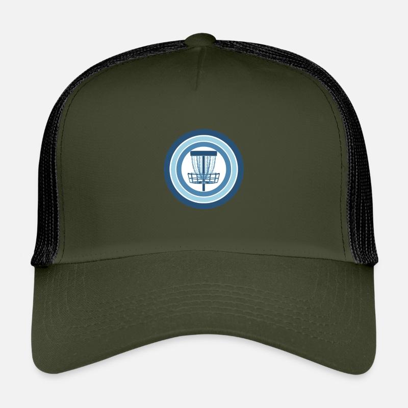 Disc Golf Basket Flying Disc Frisbee Golf Scene Kids’ Trucker Cap