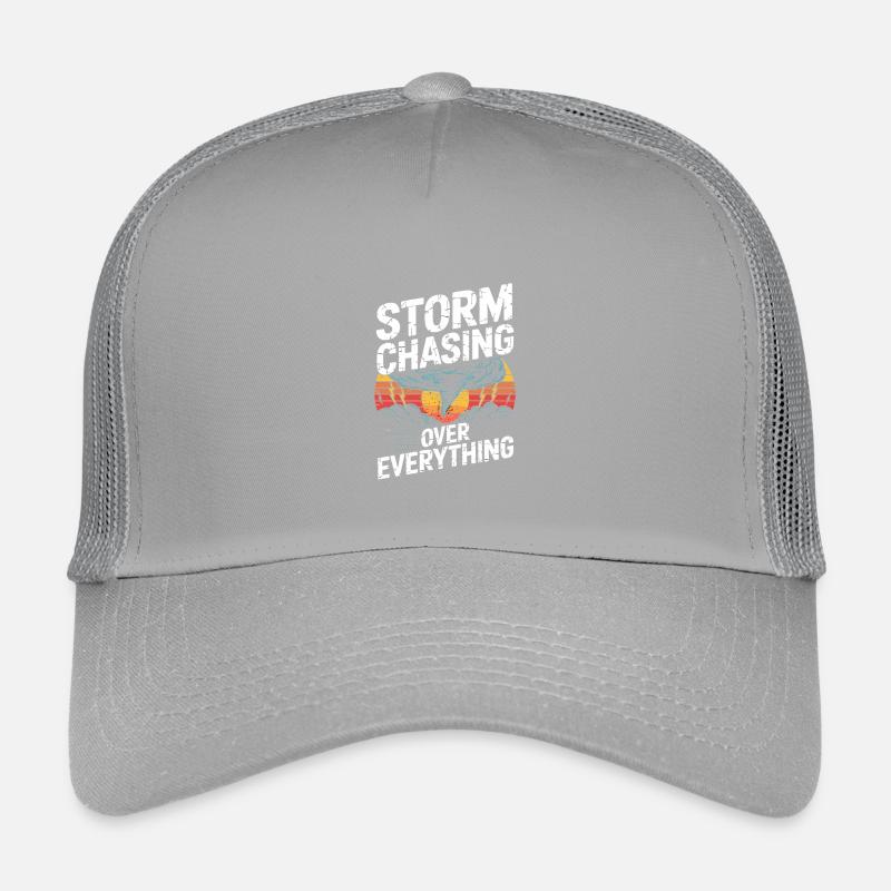  Storm Chasing Over Everything Tornado Jäger Kinder Trucker-Cap