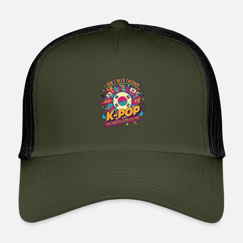 I Dont Need Therapy I Just Need K-Pop Korean Music Kids’ Trucker Cap
