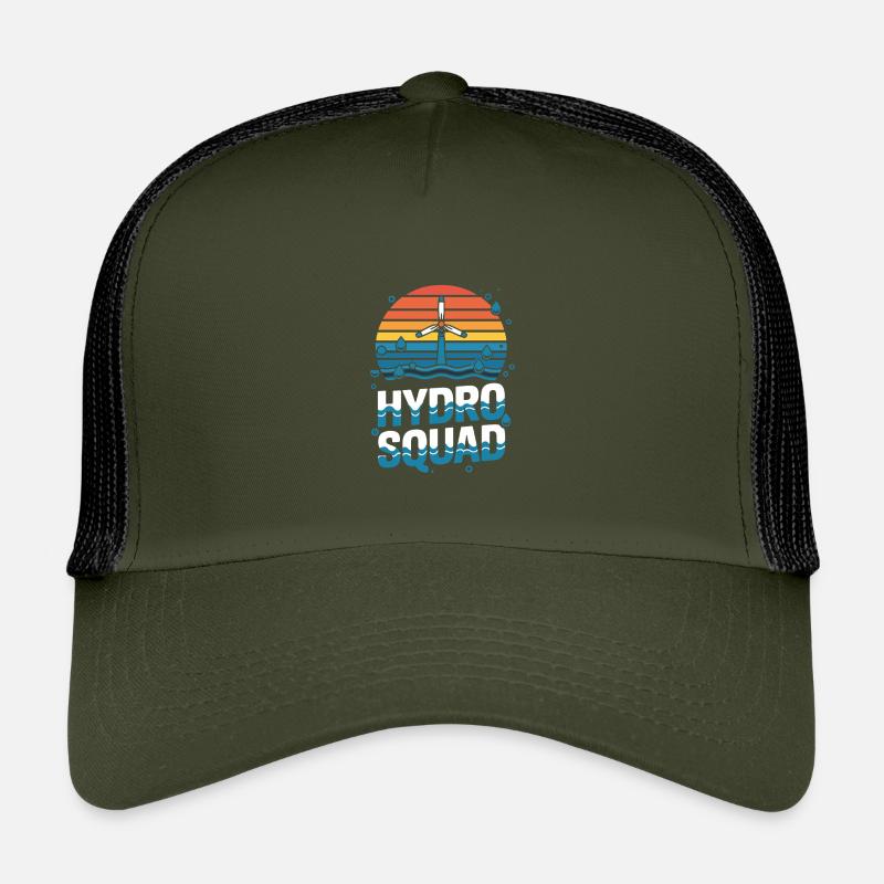 Équipe hydroélectrique Hydro Squad Énergie renouvelable Casquette trucker enfant