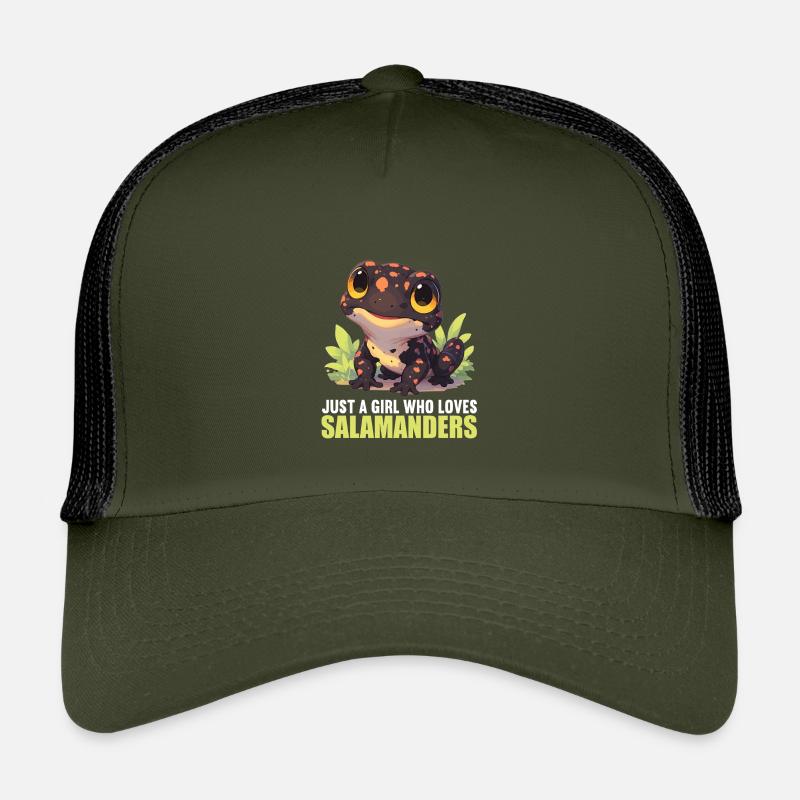 Feuersalamander Salamander Kinder Trucker-Cap