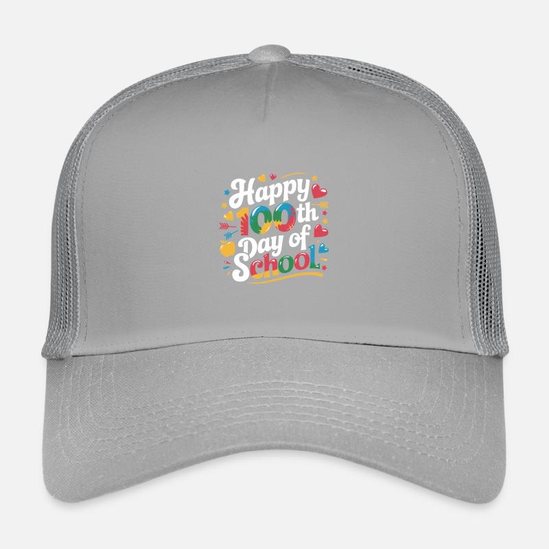 Centième jour de conception scolaire Casquette trucker enfant