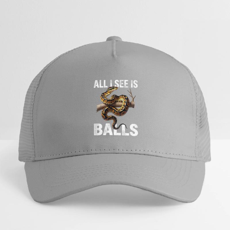 King Python Snakes Lover Terrarium Python Kids’ Trucker Cap