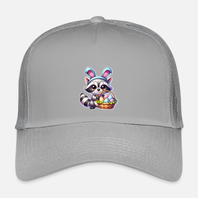 Easter Raccoon Kids’ Trucker Cap