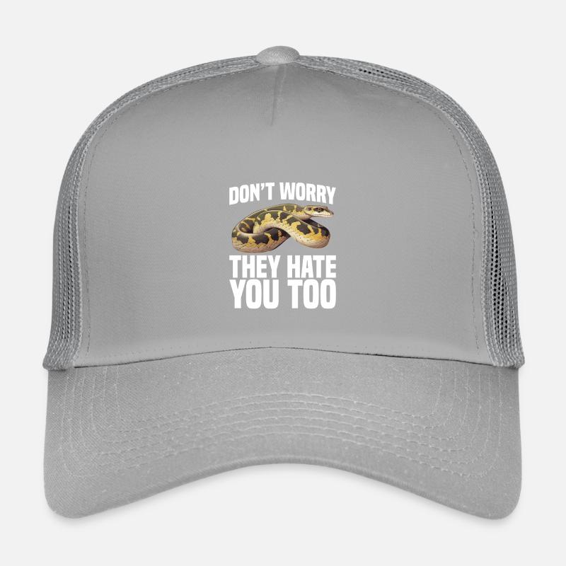 Propriétaire de python Terrarium de serpent Peau de reptile Burmane Casquette trucker enfant