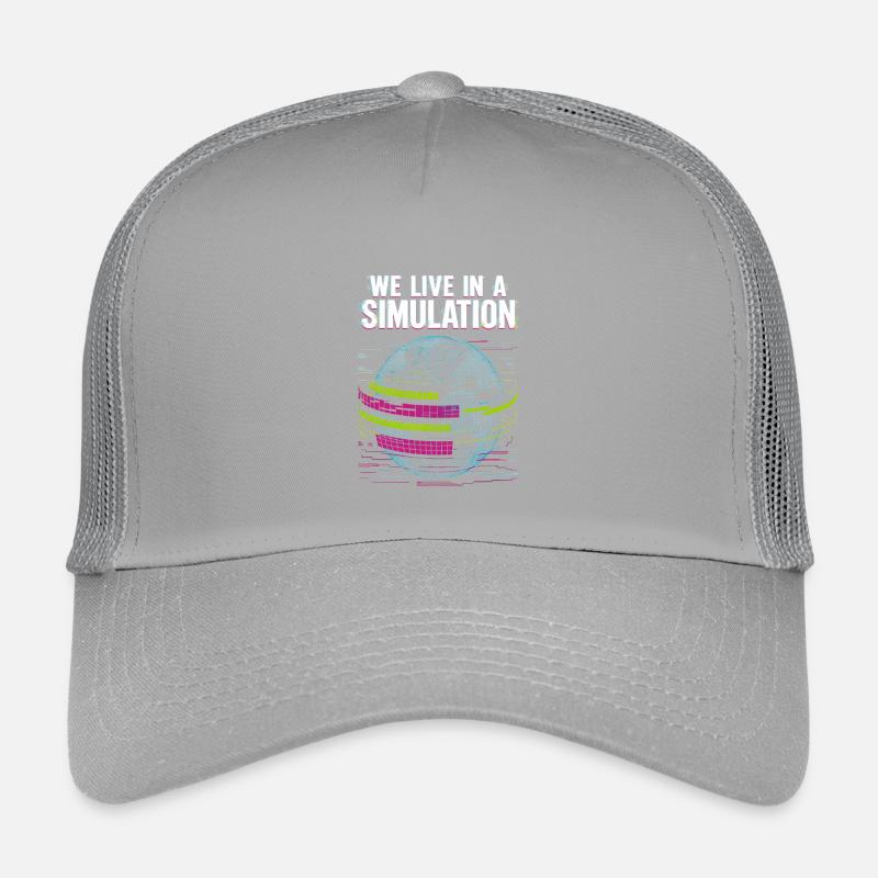 Wir leben in einer Simulation Kinder Trucker-Cap