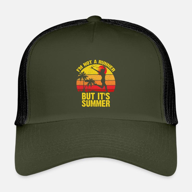 Sunset Sprint Pas un coureur Casquette trucker enfant