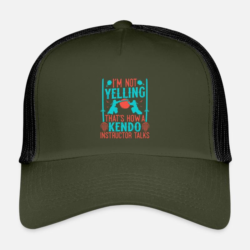 École d’instructeurs de kendo, arts martiaux japonais Casquette trucker enfant