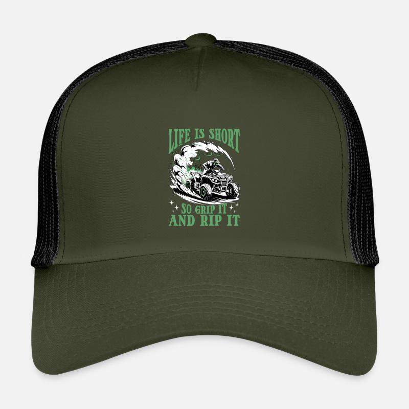 Quad ATV Boy Men Four Wheeler Kinder Trucker-Cap