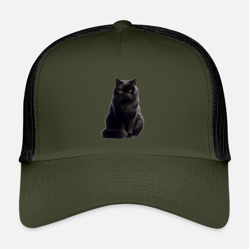 Chat noir Casquette trucker enfant