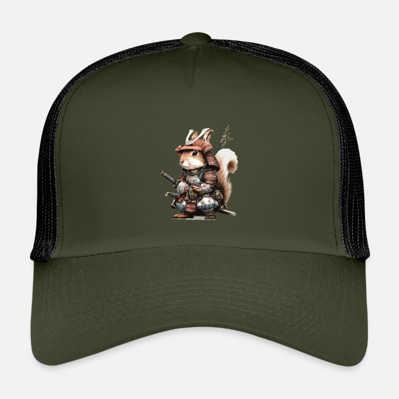 Squirrel Samurai in Armor Kids’ Trucker Cap
