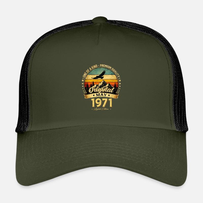 55th Birthday Gift Husband Original May 1971 Kids’ Trucker Cap