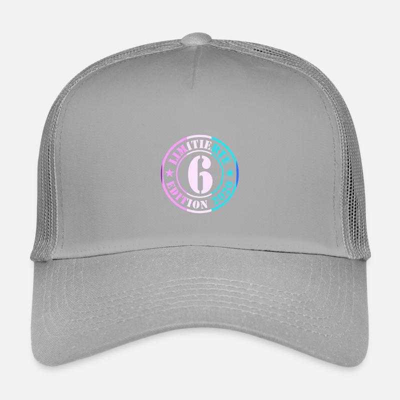 Fille garçon de 6e anniversaire Casquette trucker enfant