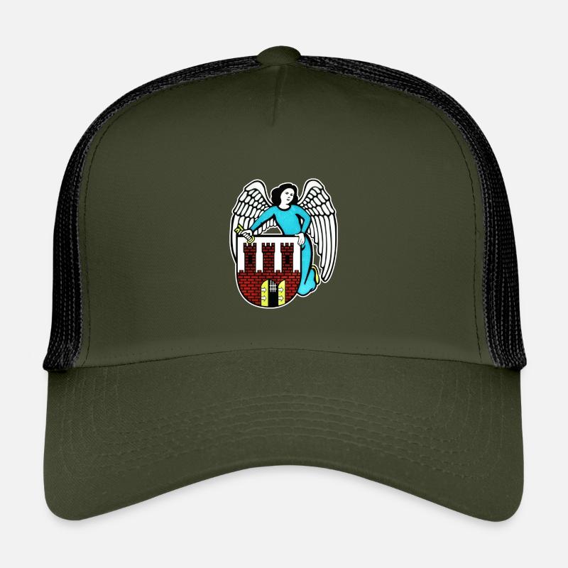 Toruń - Polen - Kinder Trucker-Cap - Olive/Schwarz