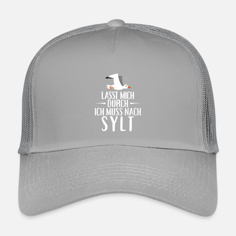 Lasst mich durch ich muss nach Sylt Möwe Kinder Trucker-Cap