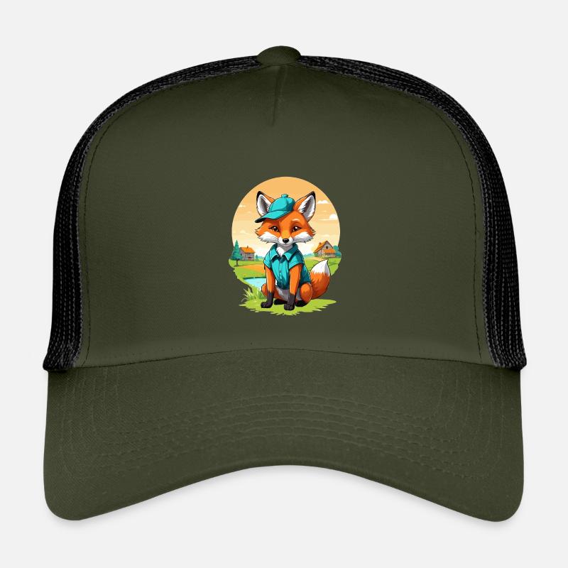 Fuchs mit Mütze Kinder Trucker-Cap