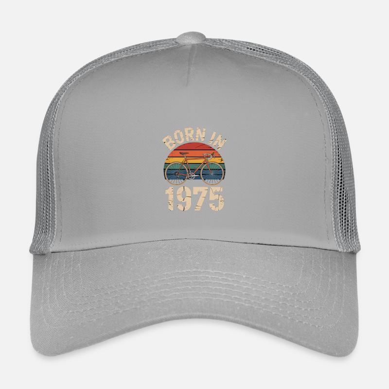 Cyclisme rétro né en 1975 Design Casquette trucker enfant