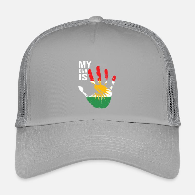Kurdes du Kurdistan Conception à la main avec drapeau Casquette trucker enfant