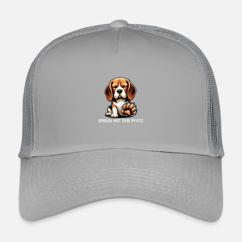 Sprich mit der Pfote Beagle Beaglebesitzer  Kinder Trucker-Cap