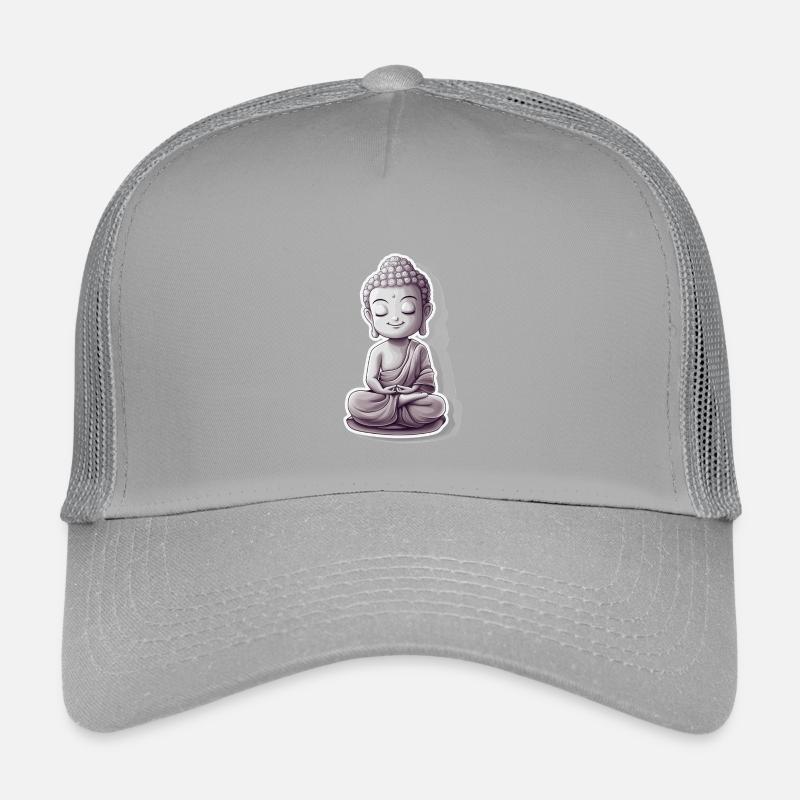 Meditating Buddha with calm expression Kids’ Trucker Cap