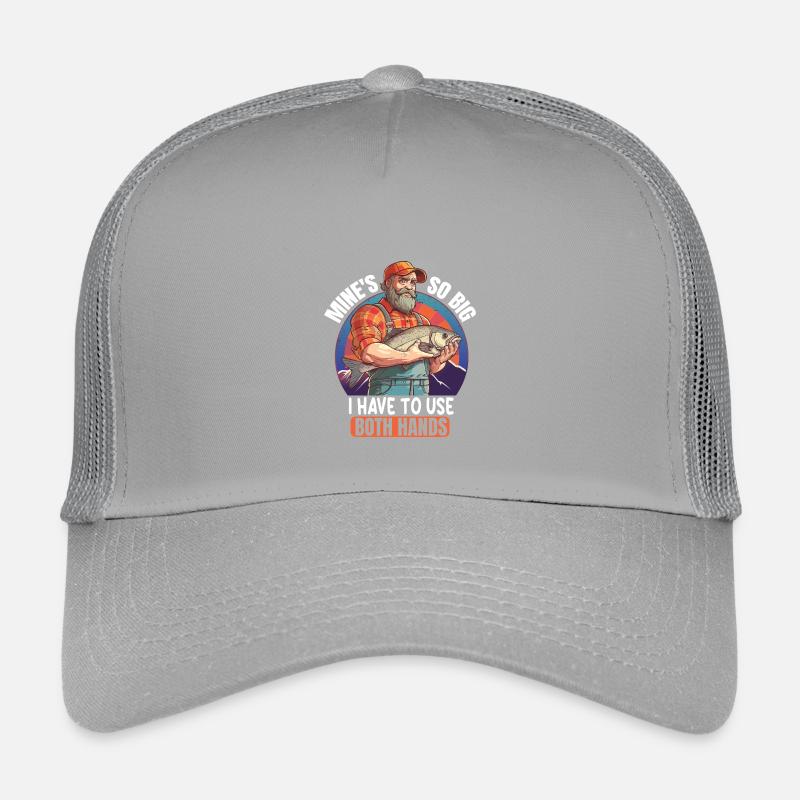 Angler saying with fish Kids’ Trucker Cap