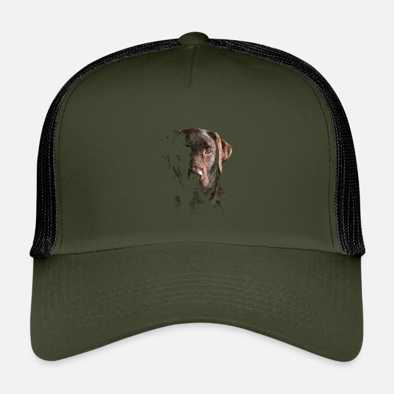 Labrador - Kinder Trucker-Cap - Olive/Schwarz