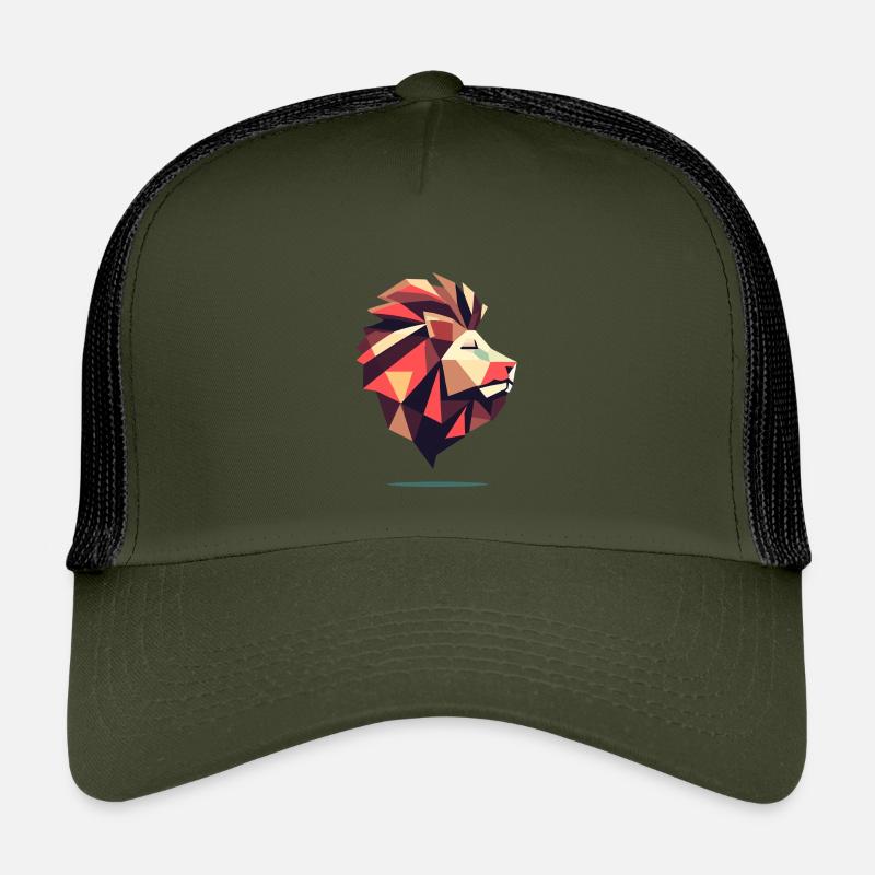 Vertex geometric lion Kids’ Trucker Cap