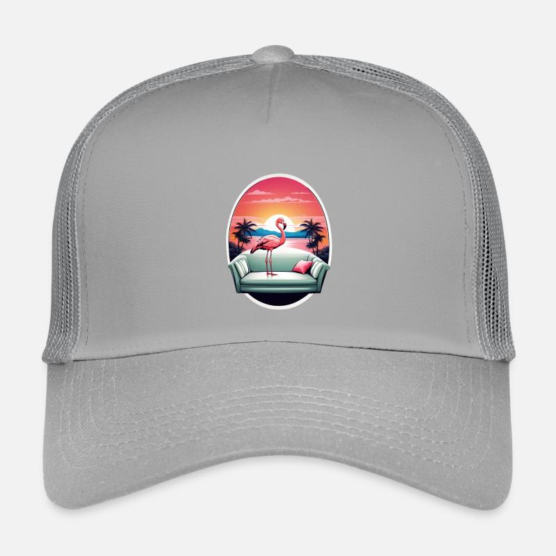 Flamingo Sofa Kinder Trucker-Cap