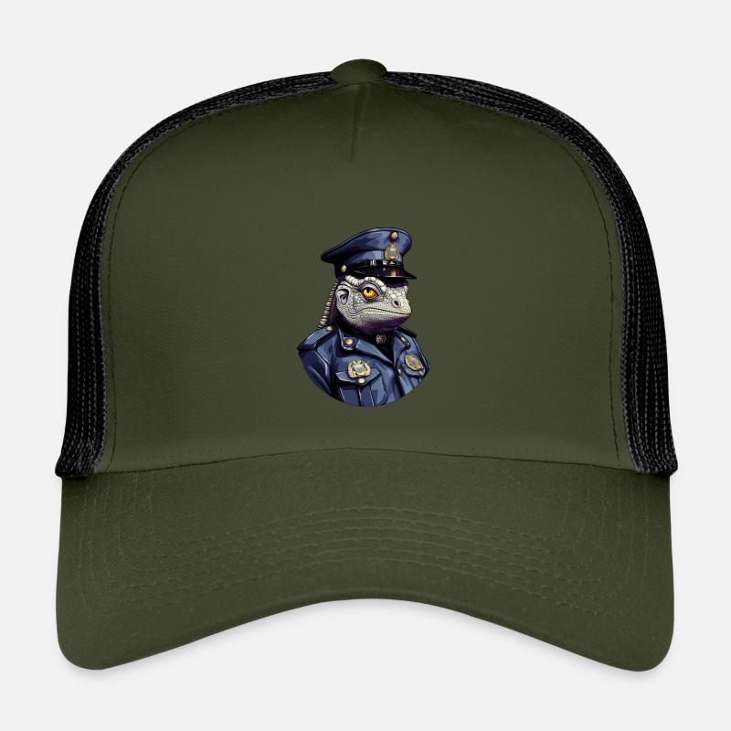 Chamäleon Polizei Kinder Trucker-Cap