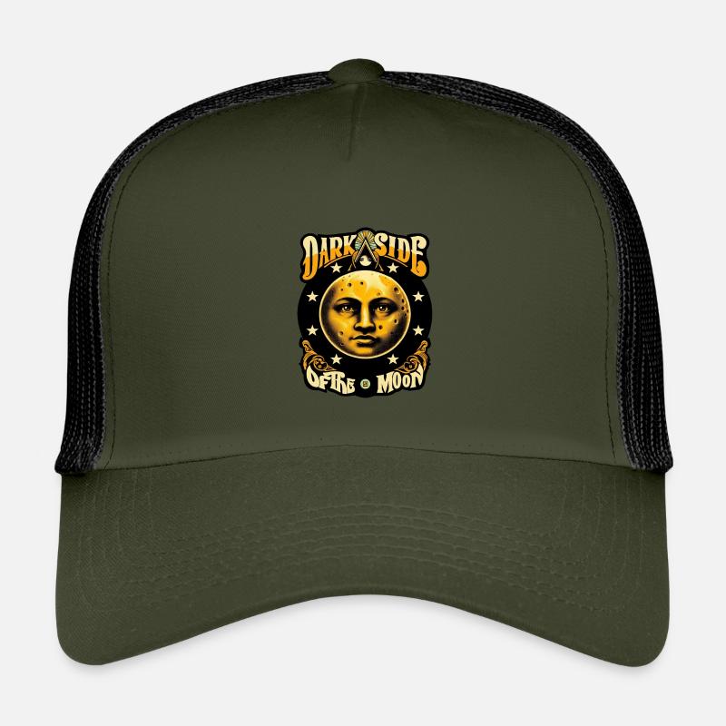 dark side of the moon face Kids’ Trucker Cap