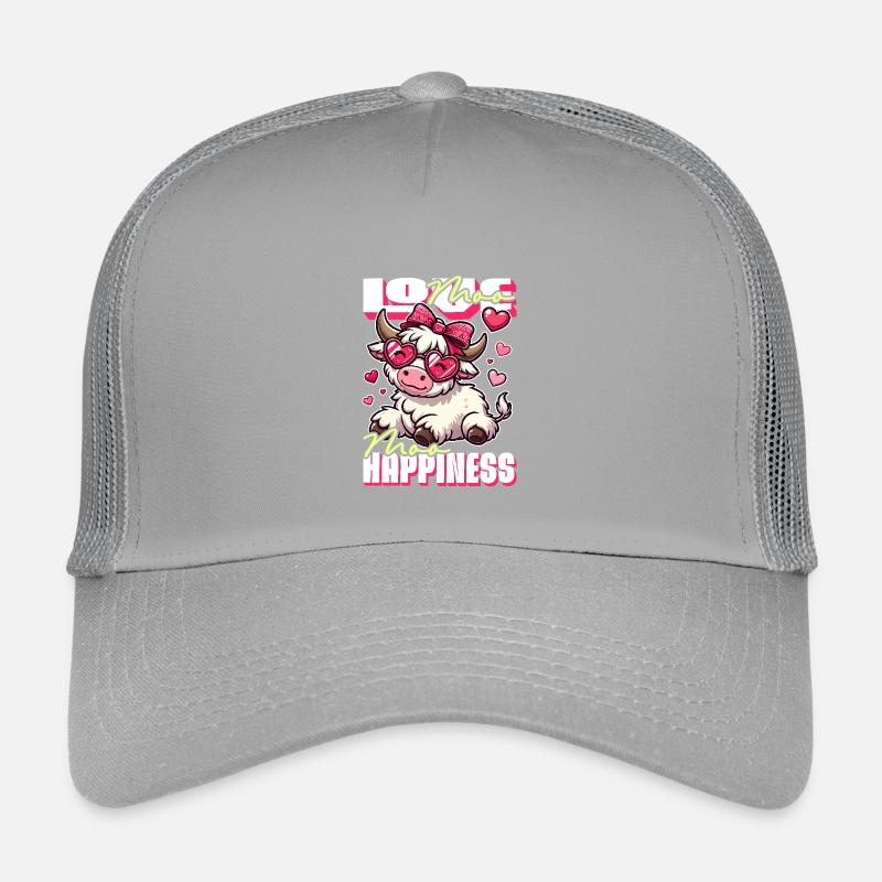 Moo Love, Moo Happiness - Conception de vache mignonne Casquette trucker enfant