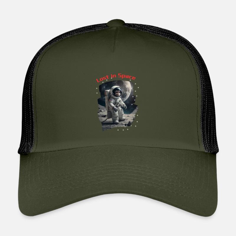 Lost in Space - Affe als Astronaut Kinder Trucker-Cap