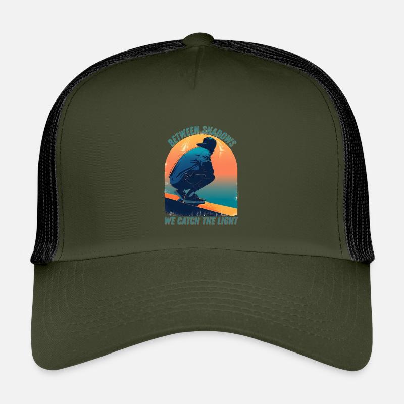 Between Light and Shadow Kids’ Trucker Cap