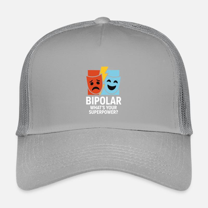 Bipolar What's Your Superpower – Statement Design Kids’ Trucker Cap