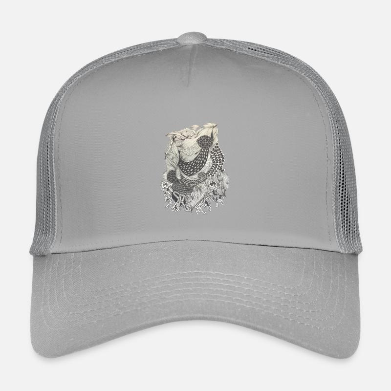 Koi Line Pattern Elegy Kids’ Trucker Cap