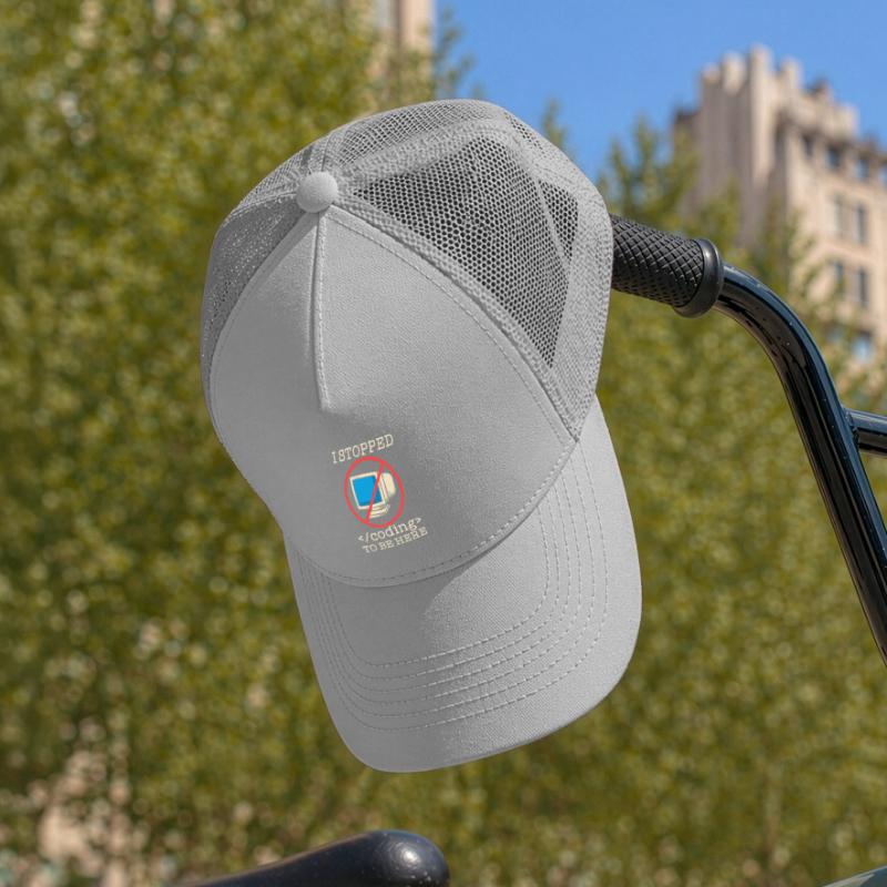 Programmer en train de coder drôle Casquette trucker enfant