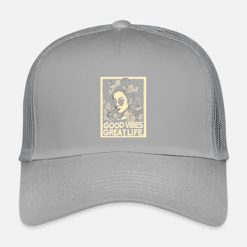 Vibes great Life tattoo Kinder Trucker-Cap