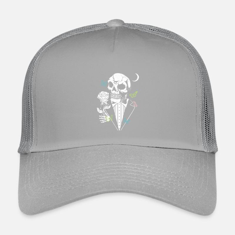 Crâne de Gentelman avec Rose Casquette trucker enfant